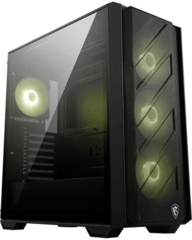 MSI Caja ordenador gaming mag forge 330r airflow atx cristal templado negra