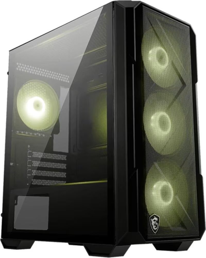 MSI Caja ordenador gaming mag forge m120r airflow matx argb cristal templado negra