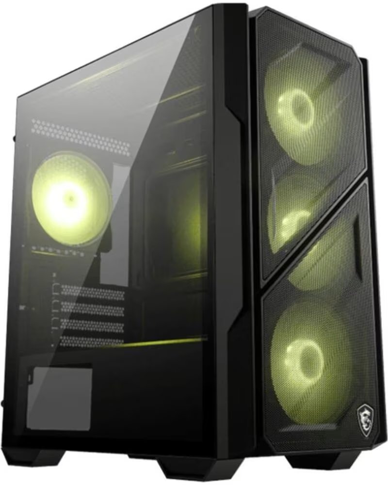 MSI Caja ordenador gaming mag forge m110r airflow matx negra