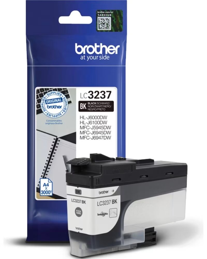 BROTHER Cartucho tinta lc3237bk negro 3000 paginas