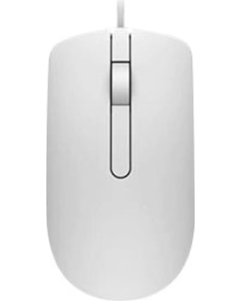 DELL Mouse raton ms116 optico 2 botones 1000ppp usb blanco