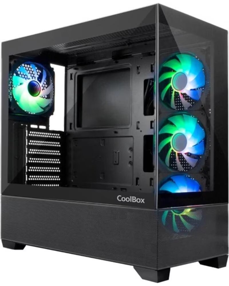 COOLBOX Caja ordenador gaming ga250 vision argb atx