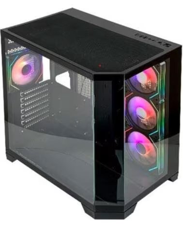 L - LINK Caja ordenador gaming nova rgb atx usb 3 0 sin fuente