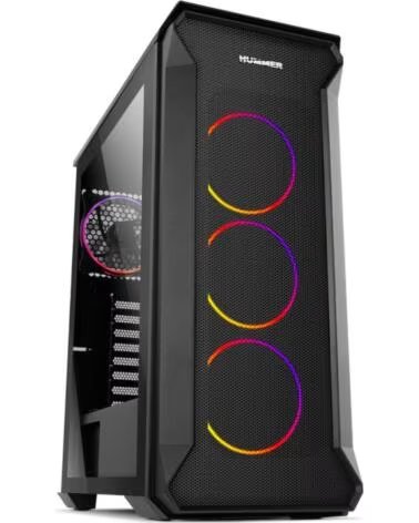 NOX Caja hummer quantum atx 1 x usb 3 0 2 x usb 2 0 negro argb
