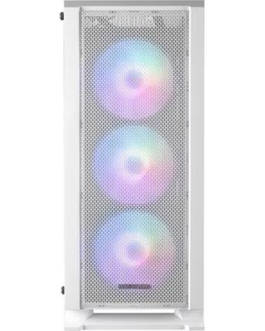 MARS GAMING Caja ordenador mcc blanco atx 1 x usb 3 0 2 x usb 2 0 3 x 120mm rgb