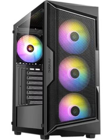 ANTEC Caja ordenador gaming antex ax61 micro atx argb cristal templado negro