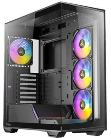 ANTEC Caja ordenador gaming fishtank c3 argb atx vidrio negro