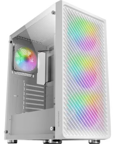 MARS GAMING Caja ordenador mc - f atx argb cristal templado blanco