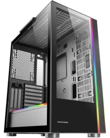 MARS GAMING Caja ordenador mcult e - atx cristal templado negro