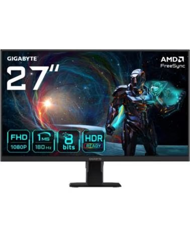 GIGABYTE Monitor gaming gs27fa 27 pulgadas fhd 180hz