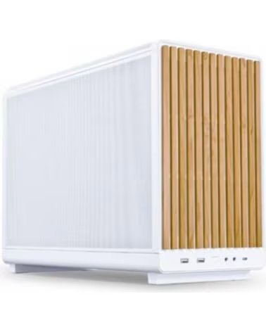 LIAN LI Caja ordenador x dan a3 mini atx madera blanca