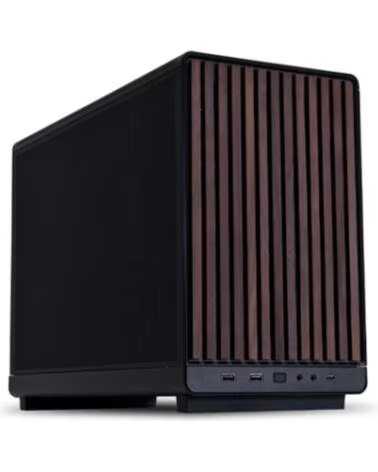 LIAN LI Caja ordenador x dan a3 mini atx madera negra
