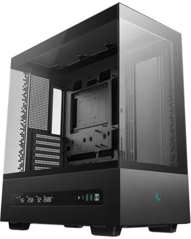 DEEPCOOL Caja ordenador gaming atx ch690 cristal templado negra