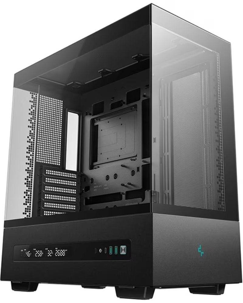 DEEPCOOL Caja ordenador gaming atx ch690 cristal templado negra