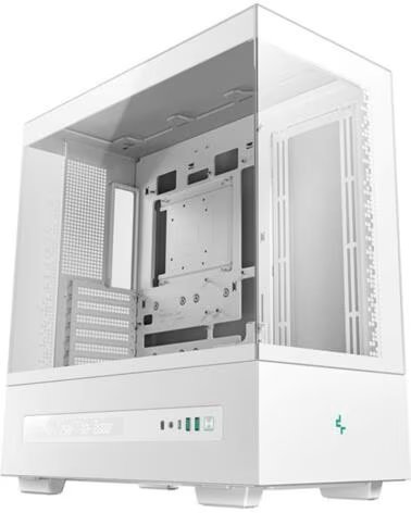DEEPCOOL Caja ordenador gaming atx ch690 cristal templado blanca
