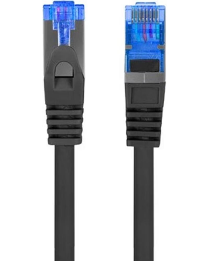 LANBERG Cable red latiguillo cat 6a s - ftp lszh cca 10m negro fluke passed