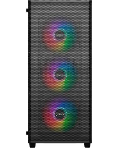 UNYKACH Caja ordenador gaming mir 100 atx argb cristal templado negro