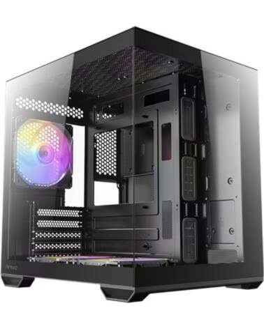 ANTEC Caja ordenador gaming cx60m matx argb cristal templado negro