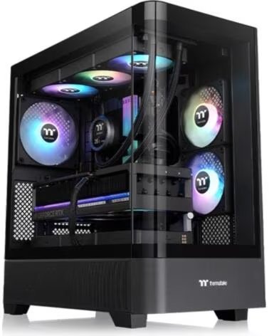 THERMALTAKE Caja ordenador gaming view 290 atx argb cristal templado negro