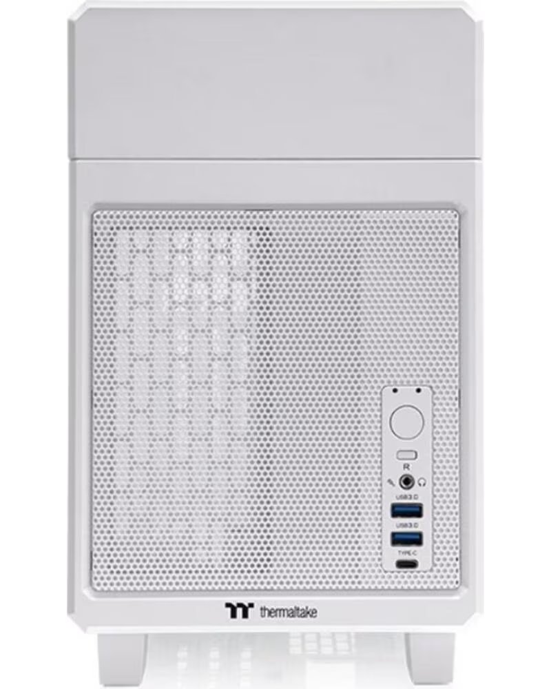THERMALTAKE Caja ordenador gaming tr100 matx blanco