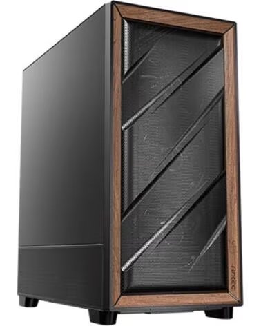 ANTEC Caja ordenador gaming flux se atx wood negra