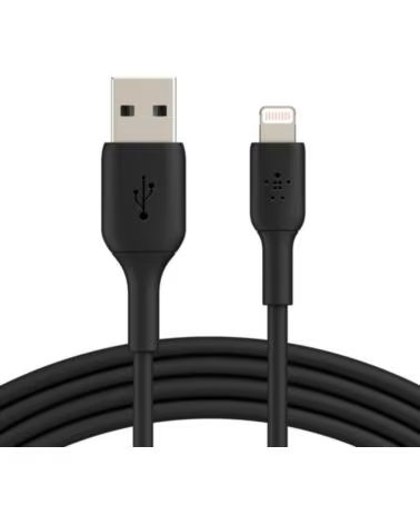 BELKIN Cable lightning a usb tipo a 1m - macho - macho - negro