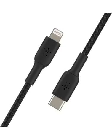 BELKIN Cable lightning a usb tipo c 1m - macho - macho - negro