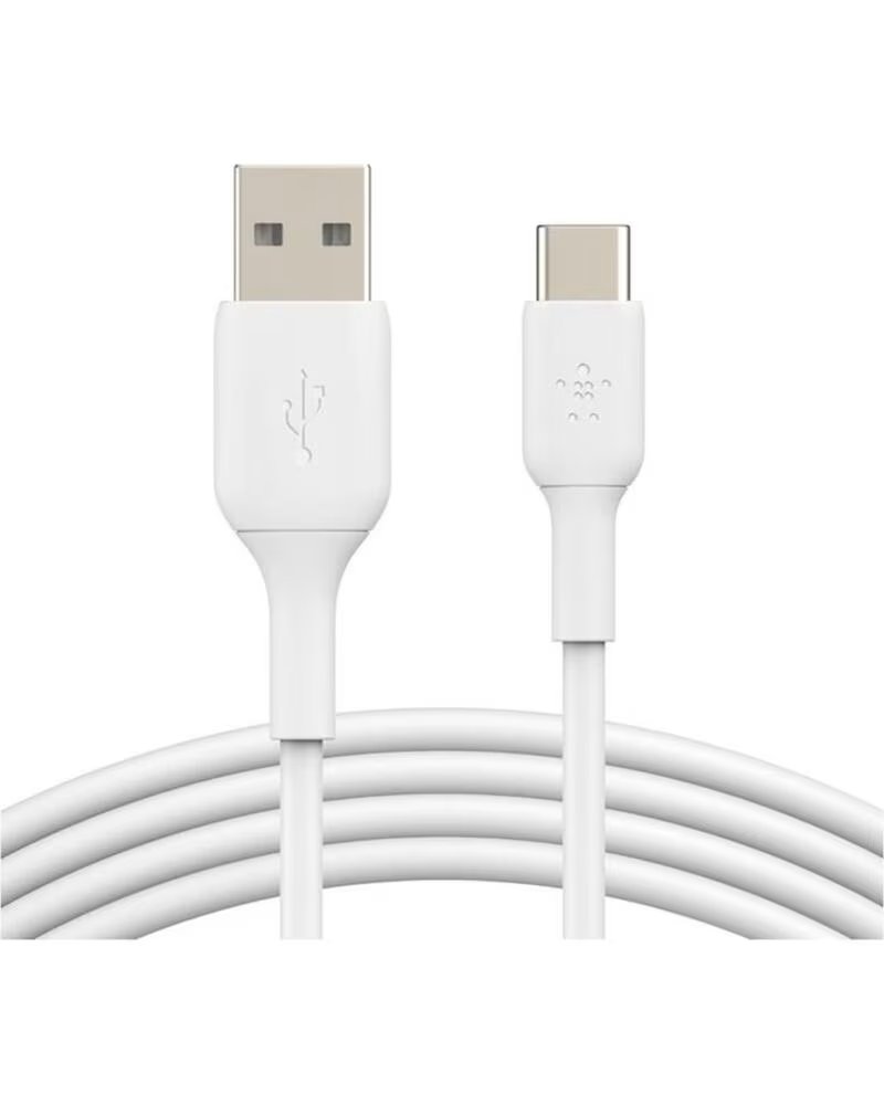 BELKIN Cable usb tipo c a usb tipo a 1m - macho - macho - blanco 2 unidades