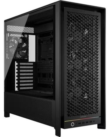 CORSAIR Caja ordenador gaming frame 5000d rs atx cristal templado negra