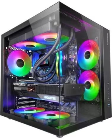 MARS GAMING Caja ordenador mcv - one atx frgb cristal templado negro