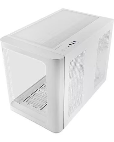 MARS GAMING Caja ordenador mcfusionm matx cristal templado blanca