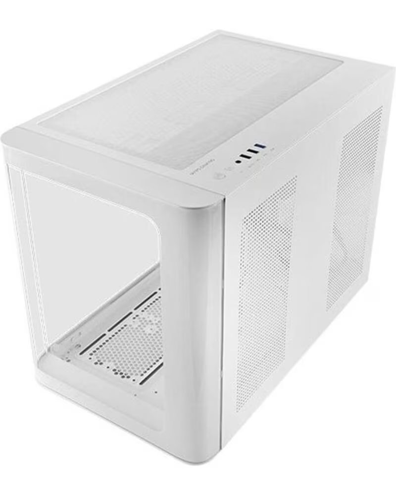 MARS GAMING Caja ordenador mcfusionm matx cristal templado blanca