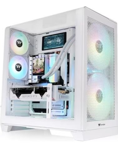 THERMALTAKE Caja ordenador gaming view 390 air atx cristal templado blanca