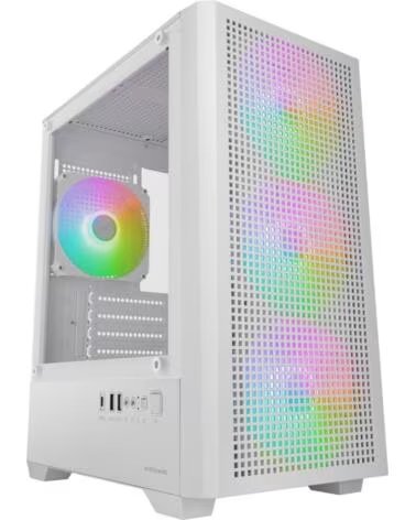 MARS GAMING Caja ordenador mc - vectorw matx argb cristal templado blanco
