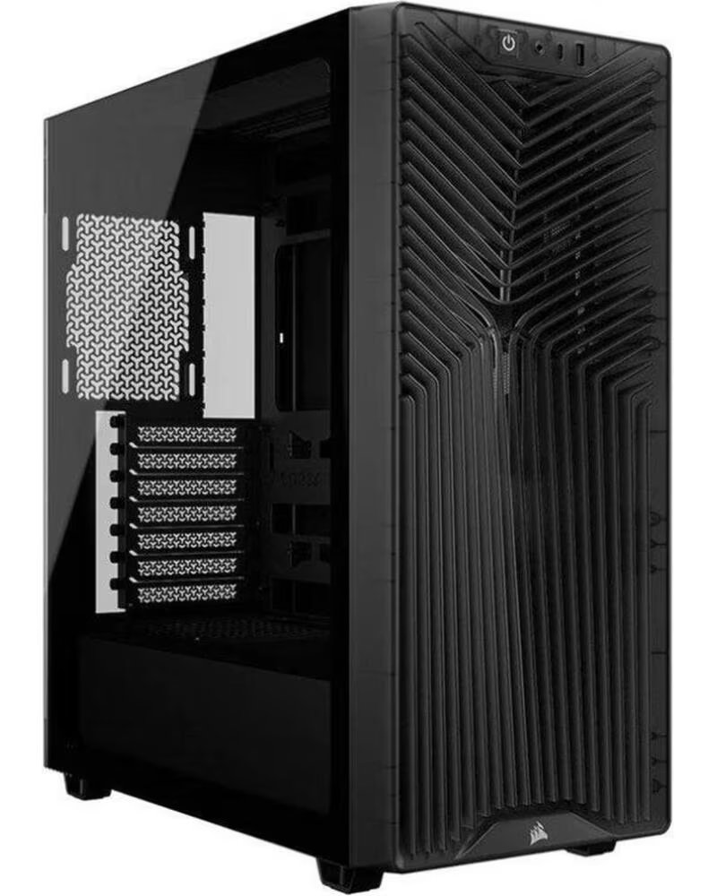 CORSAIR Caja ordenador gaming 3200d rs atx cristal templado smoke