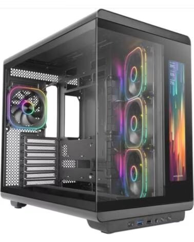 MARS GAMING Caja ordenador mc - revmax atx argb lcd 11 8 pulgadas cristal templado negra