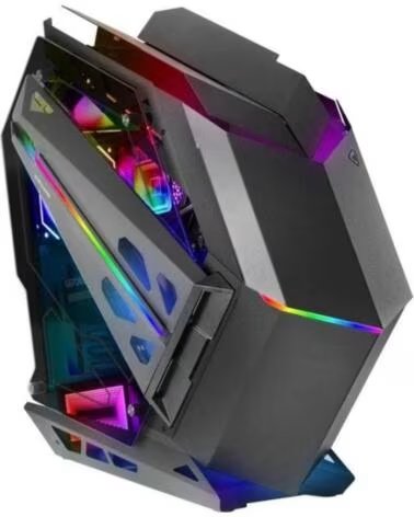MARS GAMING Caja ordenador mctitan atx argb cristal templado negra
