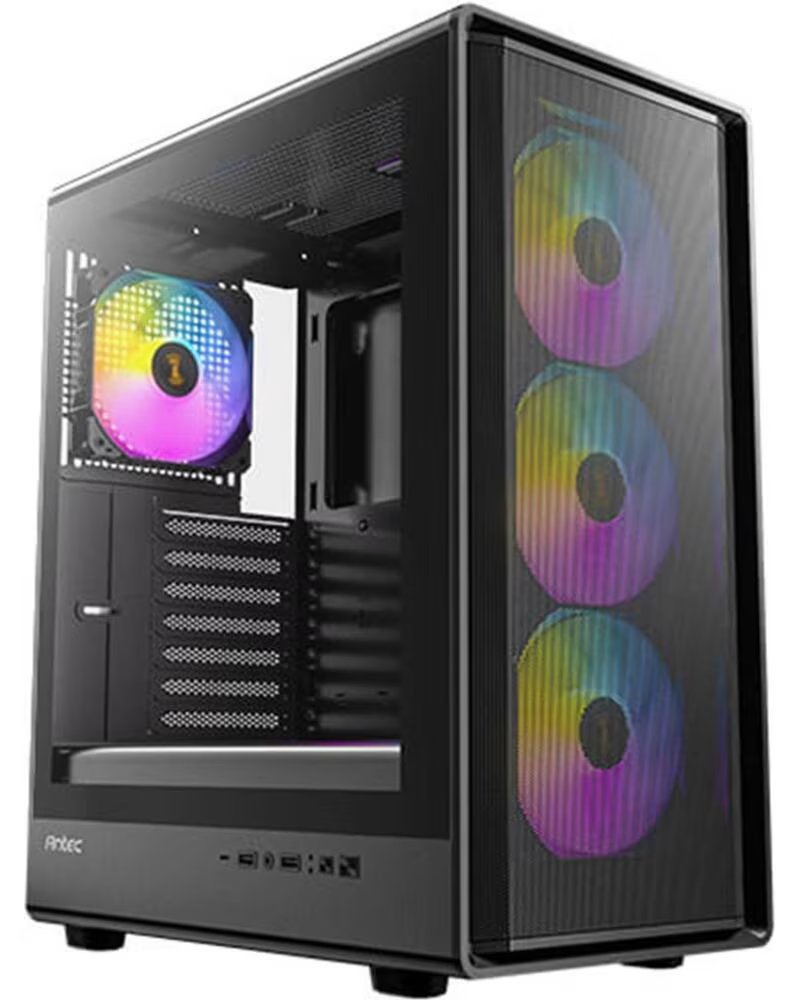 ANTEC Caja ordenador gaming p6 neo argb atx cristal templado negra