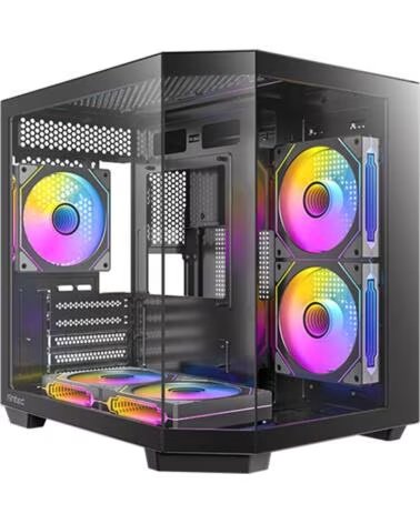 ANTEC Caja ordenador gaming cx m2 argb matx cristal templado negra