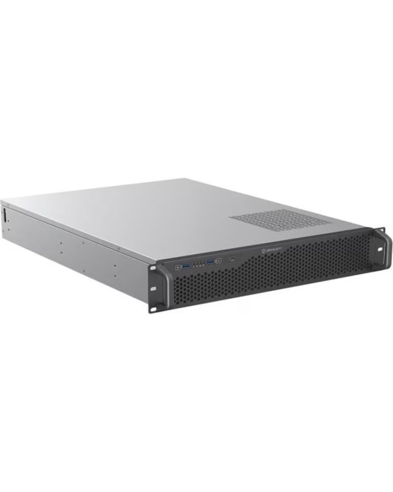 UNYKACH Caja rack 2u 19 pulgadas plata