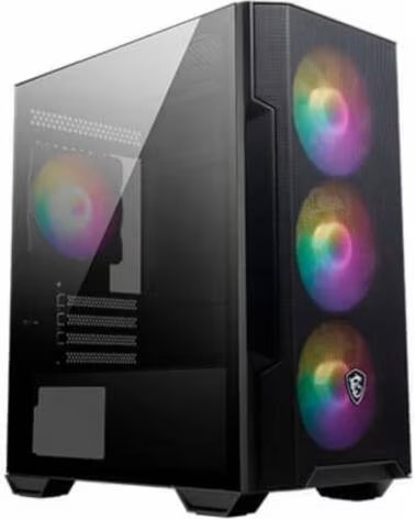MSI Caja ordenador gaming mag forge m100r m - atx 4 x 120mm 1 x usb 3 2 2 x usb 2 0 argb