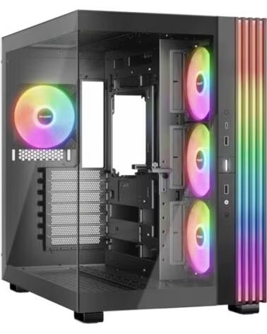 BE QUIET Caja ordenador gaming light base 600 lx atx argb vidrio negra