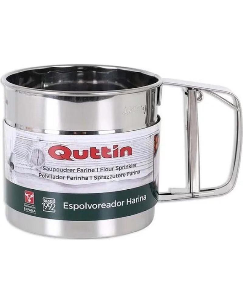 POLVILHADOR DE FARINHA QUTTIN UTENSÍLIOS DE COZINHA PRATEADO 32227 PLATEADO
