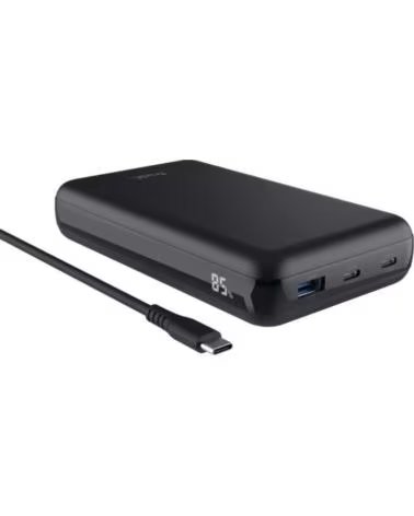 TRUST BATTERIA ESTERNA POWERBANK LARO 20000MAH 100W NERA PER LAPTOP