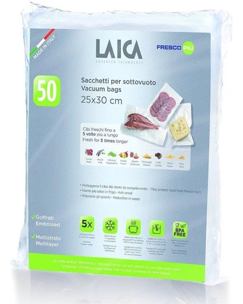 LAICA VT3510 VAKUUMIERBEUTEL 25 X 30 CM 50 STÜCK