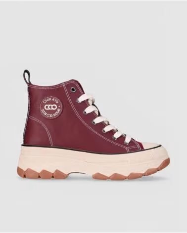 CHIKA10 VANIA 06 BASKETS FEMME SYNTHÉTIQUE BORDEAUX BURDEOS-BURGUNDY