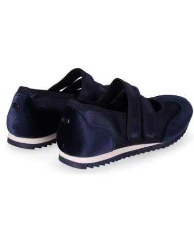 CHIKA10 CLAIRE 09 DAMEN STOFF SNEAKER FLACH MARINEBLAU-NAVY MARINO-NAVY