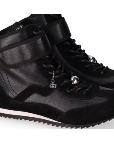 CHIKA10 CLAIRE 08 DEPORTIVOS SERRAJE DE MUJER NEGRO-BLACK