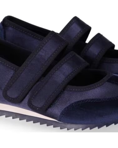 CHIKA10 CLAIRE 09 DAMEN STOFF SNEAKER FLACH MARINEBLAU-NAVY MARINO-NAVY