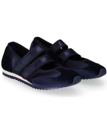 CHIKA10 CLAIRE 09 DAMEN STOFF SNEAKER FLACH MARINEBLAU-NAVY MARINO-NAVY